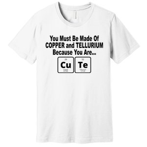 Cute Funny Element Copper Tellurium Premium T-Shirt