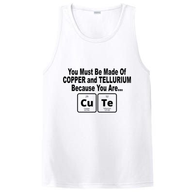 Cute Funny Element Copper Tellurium PosiCharge Competitor Tank