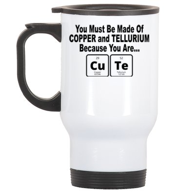 Cute Funny Element Copper Tellurium Stainless Steel Travel Mug