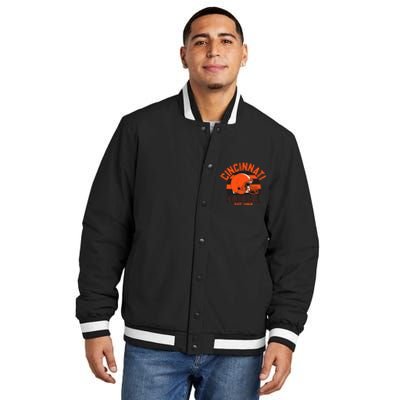 Cincinnati Football Est 1968 Team Supporter Insulated Varsity Jacket