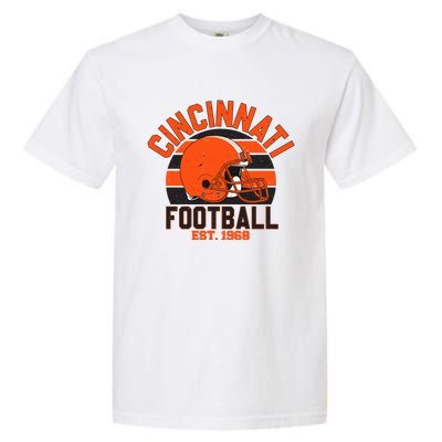 Cincinnati Football Est 1968 Team Supporter Garment-Dyed Heavyweight T-Shirt