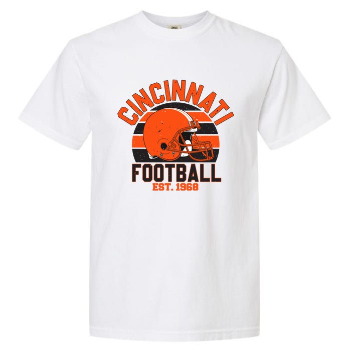 Cincinnati Football Est 1968 Team Supporter Garment-Dyed Heavyweight T-Shirt