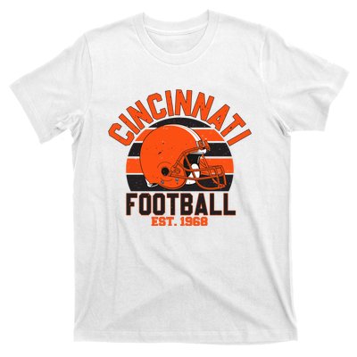 Cincinnati Football Est 1968 Team Supporter T-Shirt