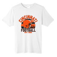 Cincinnati Football Est 1968 Team Supporter Tall Fusion ChromaSoft Performance T-Shirt