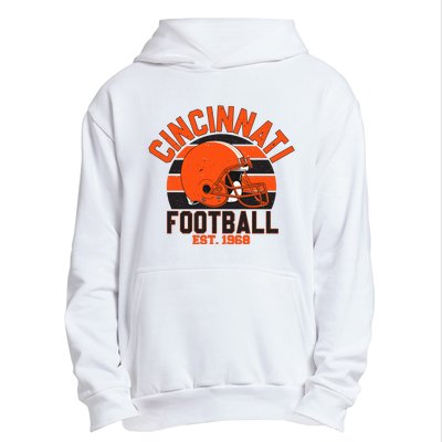 Cincinnati Football Est 1968 Team Supporter Urban Pullover Hoodie