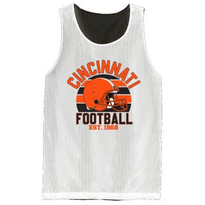 Cincinnati Football Est 1968 Team Supporter Mesh Reversible Basketball Jersey Tank