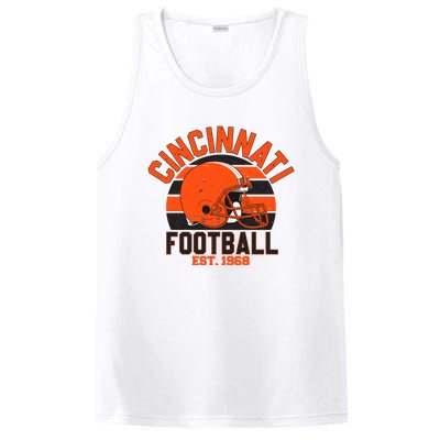 Cincinnati Football Est 1968 Team Supporter PosiCharge Competitor Tank