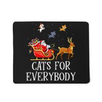 Cats For Everybody Christmas Cat Lover Santa Xmas Pajama  Mousepad