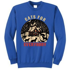 Cats For Everybody Cat Christmas Ugly Christmas Cute Gift Sweatshirt