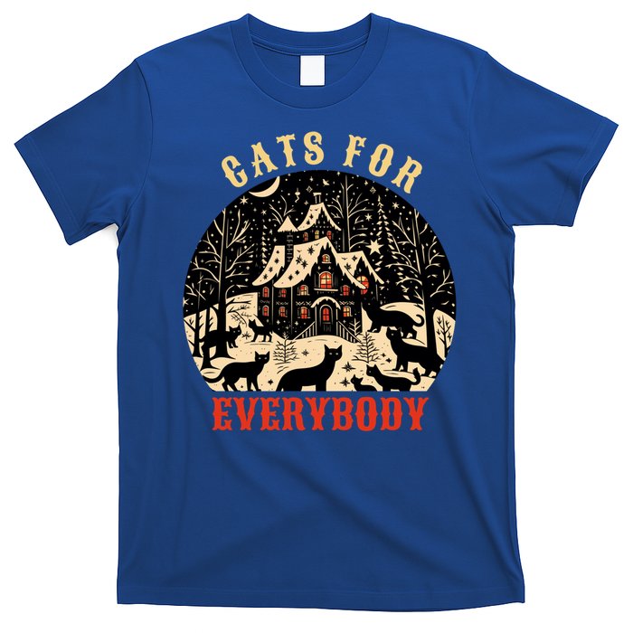 Cats For Everybody Cat Christmas Ugly Christmas Cute Gift T-Shirt