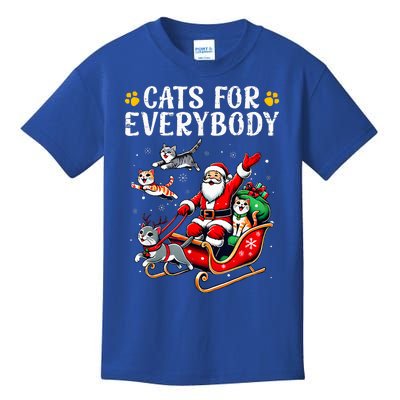 Cats For Everybody Christmas Cat Kids T-Shirt