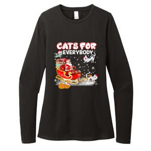 Cats For Everybody Cat Christmas Ugly Christmas Meaningful Gift Womens CVC Long Sleeve Shirt