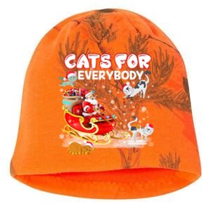 Cats For Everybody Cat Christmas Ugly Christmas Meaningful Gift Kati - Camo Knit Beanie