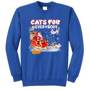 Cats For Everybody Cat Christmas Ugly Christmas Meaningful Gift Sweatshirt