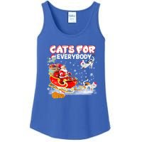 Cats For Everybody Cat Christmas Ugly Christmas Meaningful Gift Ladies Essential Tank