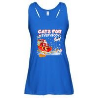 Cats For Everybody Cat Christmas Ugly Christmas Meaningful Gift Ladies Essential Flowy Tank