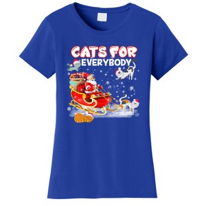 Cats For Everybody Cat Christmas Ugly Christmas Meaningful Gift Women's T-Shirt