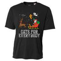 Cats For Everybody Christmas Cat Funny Xmas Cooling Performance Crew T-Shirt