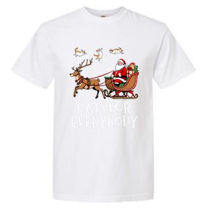 Cats For Everybody Christmas Cat Funny Xmas Santa Gift Garment-Dyed Heavyweight T-Shirt