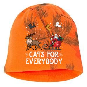 Cats For Everybody Christmas Cat Funny Xmas Santa Funny Gift Kati - Camo Knit Beanie