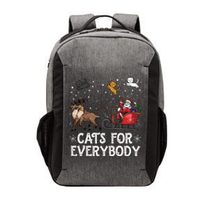 Cats For Everybody Christmas Cat Funny Xmas Santa Funny Gift Vector Backpack