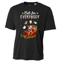 Cats For Everybody Ugly Christmas Cat Funny Xmas Cooling Performance Crew T-Shirt