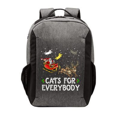 Cats For Everybody Christmas Cat Funny Xmas Santa Gift Vector Backpack