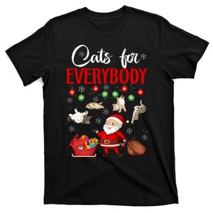 Cats For Everybody Christmas Cute Cat Lover Ugly Sweater T-Shirt