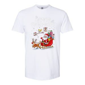 Cats For Everybody Christmas Cat Funny Xmassanta Softstyle CVC T-Shirt