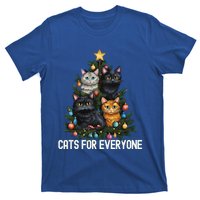 Cats For Everybody Christmas Tree Gift T-Shirt