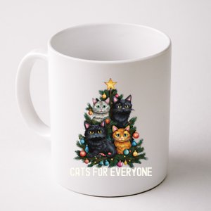 Cats For Everybody Christmas Tree Gift Coffee Mug