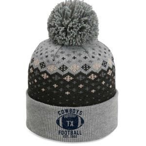 Cowboys Football Est 1960 The Baniff Cuffed Pom Beanie