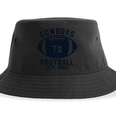Cowboys Football Est 1960 Sustainable Bucket Hat