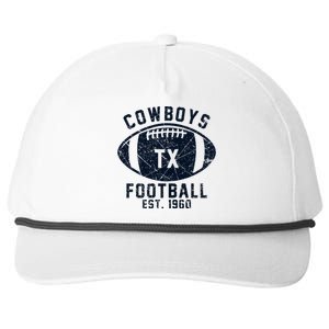 Cowboys Football Est 1960 Snapback Five-Panel Rope Hat