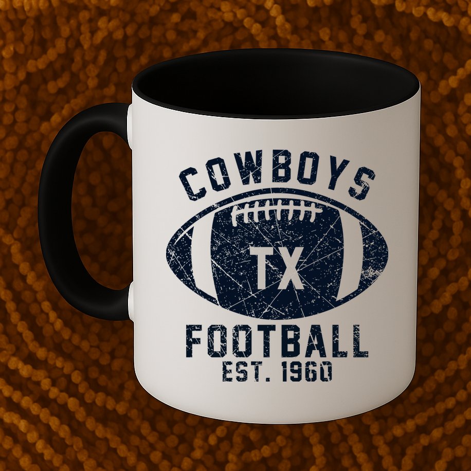 Cowboys Football Est 1960 Mug