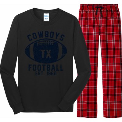 Cowboys Football Est 1960 Long Sleeve Pajama Set