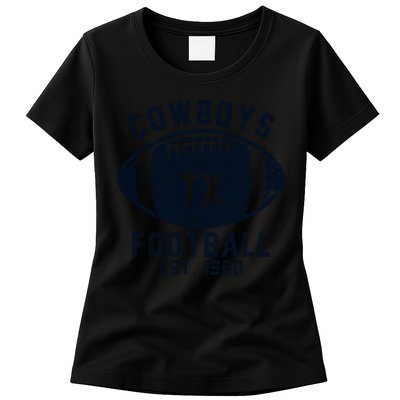 Cowboys Football Est 1960 Womens T-Shirt