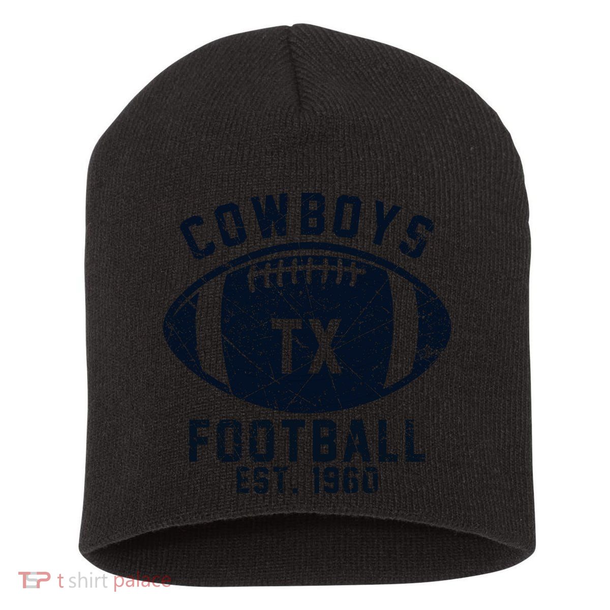 Cowboys Football Est 1960 Short Acrylic Beanie