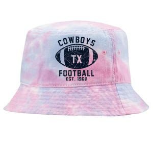 Cowboys Football Est 1960 Tie-Dyed Bucket Hat