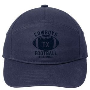 Cowboys Football Est 1960 7-Panel Snapback Hat