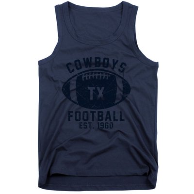 Cowboys Football Est 1960 Tank Top