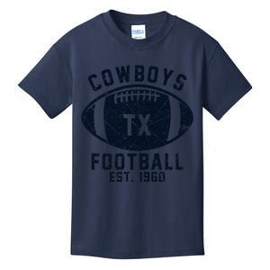 Cowboys Football Est 1960 Kids T-Shirt