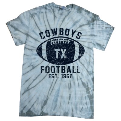 Cowboys Football Est 1960 Tie-Dye T-Shirt