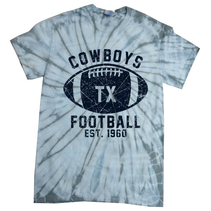 Cowboys Football Est 1960 Tie-Dye T-Shirt