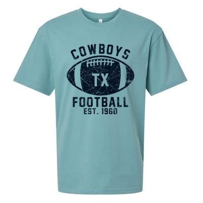 Cowboys Football Est 1960 Sueded Cloud Jersey T-Shirt