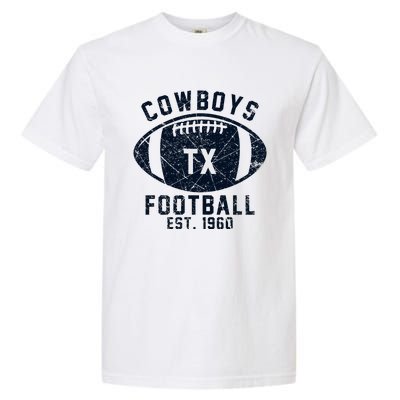 Cowboys Football Est 1960 Garment-Dyed Heavyweight T-Shirt