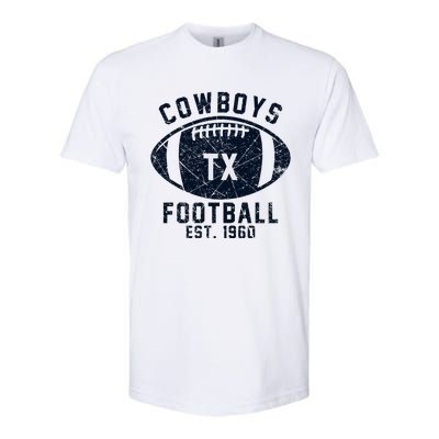 Cowboys Football Est 1960 Softstyle CVC T-Shirt