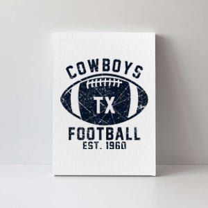 Cowboys Football Est 1960 Canvas