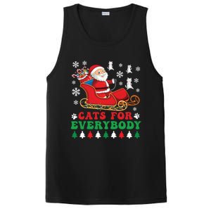 Cats For Everybody Funny Christmas Santa Cat Lovers Great Gift PosiCharge Competitor Tank