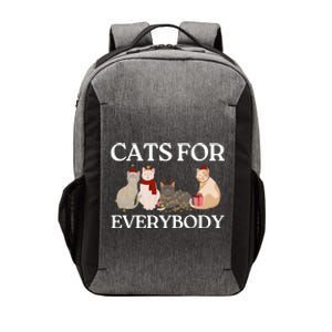 Cats For Everybody Santa Hat Kitties Merry Christmas Costume Gift Vector Backpack